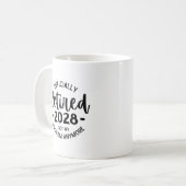 Ruhestand 2028 nicht mehr mein Problem, lustig wie Kaffeetasse (Vorderseite Links)