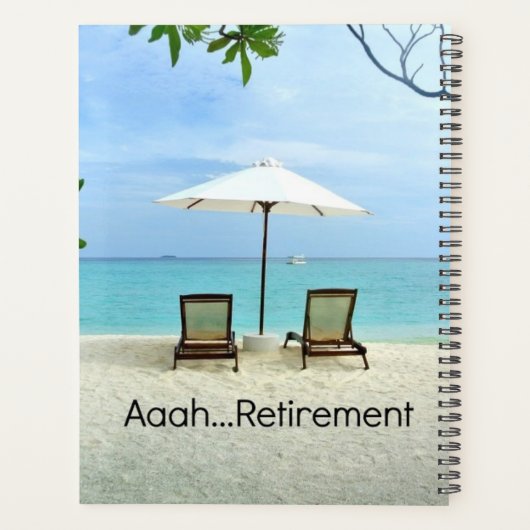 Ruhestand - Aaah...Rente Planer (Rückseite)