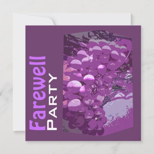 Ruhestand Abarewell Party elegant personalisieren Einladung (Vorderseite)