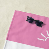 Ruhestand am Strand Strandtuch (Beispiel)