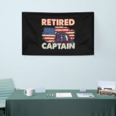 Ruhestand American Firefighter Captain Retirement Banner (Messeveranstaltung)