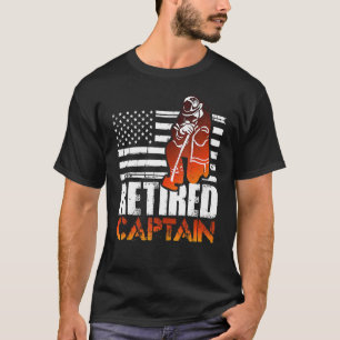 Ruhestand American Firefighter Captain Retirement T-Shirt