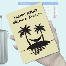 Ruhestand Auf Wiedersehen Tension Palm Tree Hammoc