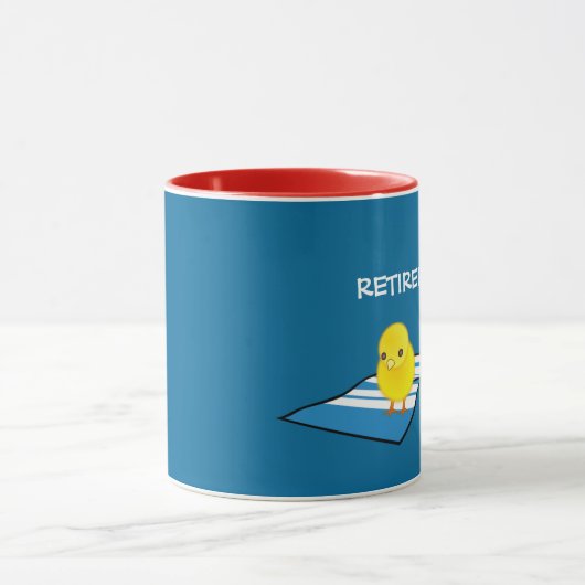 RUHESTAND: Beach Fun - Ruhekick Tasse (Zentrum)