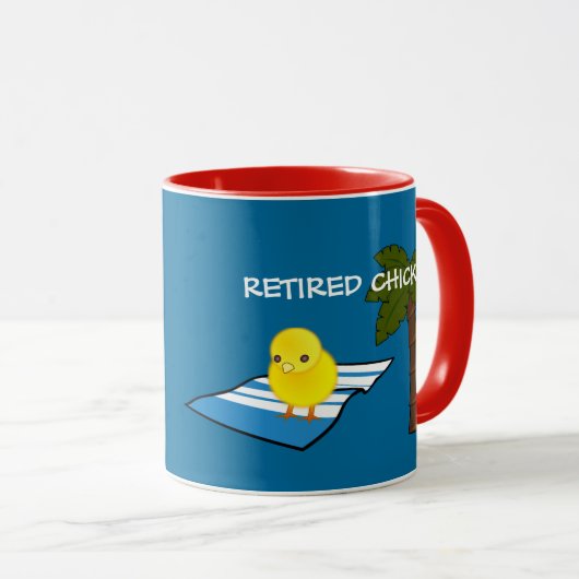 RUHESTAND: Beach Fun - Ruhekick Tasse (VorderseiteRechts)