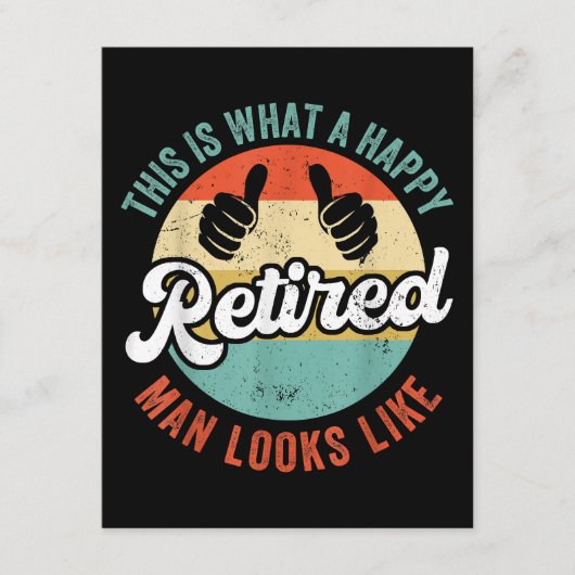 Ruhestand Begleitkarte (Vorderseite)