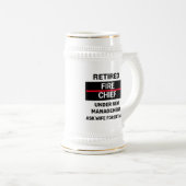 Ruhestand der Feuerwehr Bierglas (VorderseiteRechts)