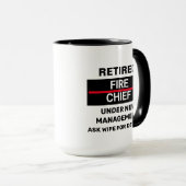 Ruhestand der Feuerwehr Tasse (VorderseiteRechts)