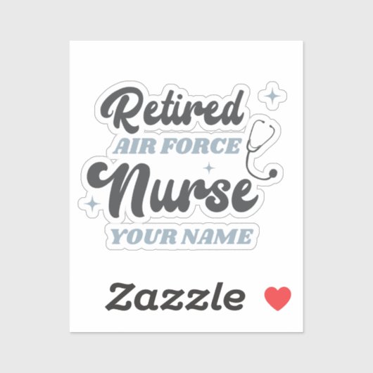 Ruhestand der Luftwaffe Aufkleber (Blatt)