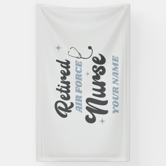 Ruhestand der Luftwaffe Banner (Vertikal)