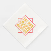 Ruhestand Der Mann der Mythos Die Legende ist in R Serviette (Ecke)