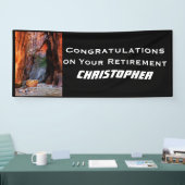 Ruhestand der Narrows Zion Utah Jumbo Banner (Messe)