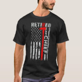 Ruhestand des Feuerwehrführers in den USA T-Shirt (Vorderseite)