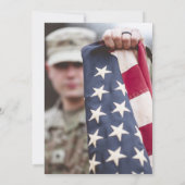 Ruhestand des patriotischen Militärdienstes Einladung (Rückseite)