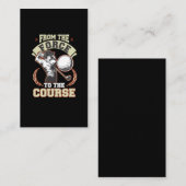 Ruhestand des Polizeichefs Golf Player Visitenkarte (Vorne/Hinten)