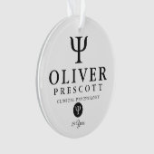 Ruhestand des Psychologie-beruflicher Abschluss-| Ornament (Vorderseite)