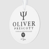 Ruhestand des Psychologie-beruflicher Abschluss-| Ornament (Vorderseite)
