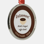 Ruhestand: Die längste Kaffeepause der Welt Silbernes Ornament (Rechts)