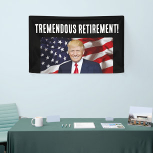 RUHESTAND DONALD TRUMP PARTYBANNER BANNER