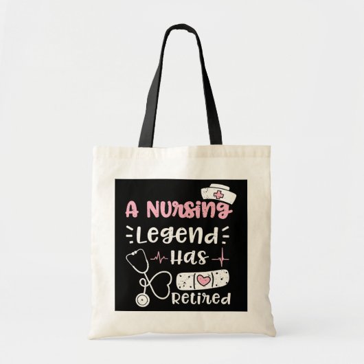 Ruhestand Eine Krankenschwester hat die Krankensch Tragetasche (Vorne)