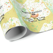 Ruhestand - eine lange Kaffeepause Geschenkpapier (Rolleneckpunkt)