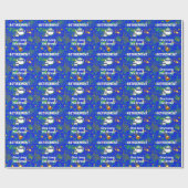 Ruhestand - eine lange Teebauer Geschenkpapier (Flach)