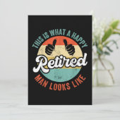 Ruhestand Einladung (Stehend Vorderseite)