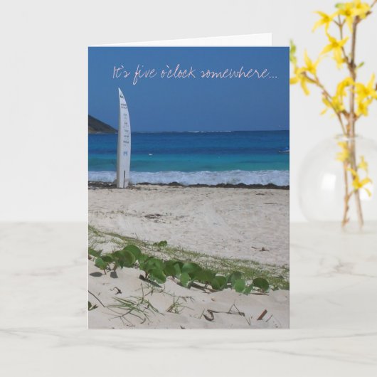 Ruhestand, Ferien, Bruch Karte (Gelbe Blume)