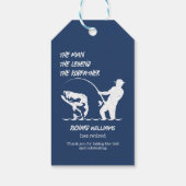 Ruhestand Fischen der Großfische Rodvater Geschenkanhänger (Rückseite)