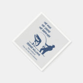 Ruhestand Fischen der Großfische Rodvater Serviette (Ecke)