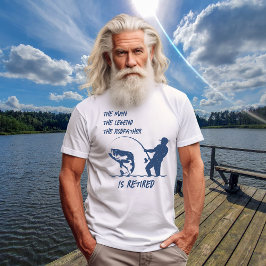 Ruhestand Fischen der Großfische Rodvater T-Shirt