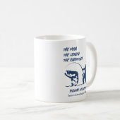 Ruhestand Fischen von Großfischen Großvater Kaffeetasse (VorderseiteRechts)