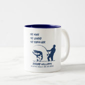 Ruhestand Fischen von Großfischen Großvater Zweifarbige Tasse (VorderseiteRechts)