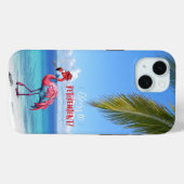 Ruhestand Flamingo am Tropical Beach Case-Mate iPhone Hülle (Rückseite (Horizontal))