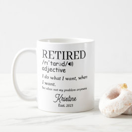 Ruhestand Funny Reverkehener Definition Kaffeetasse