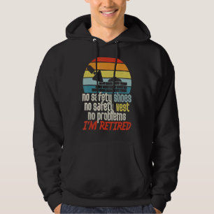 Ruhestand für Bauarbeiter Hoodie
