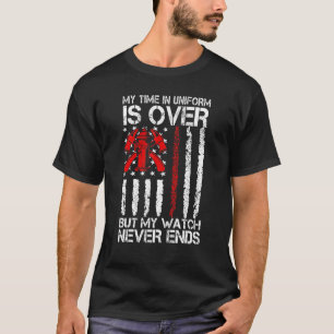 Ruhestand für Feuerwehrmann Red Line Ruhestand T-Shirt
