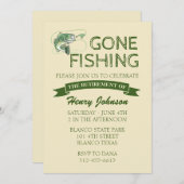 Ruhestand für Massenangeln Einladung (Vorne/Hinten)