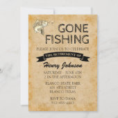 Ruhestand für Massenangeln Einladung (Vorderseite)