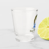 Ruhestand für Massenangeln Schnapsglas (Links)