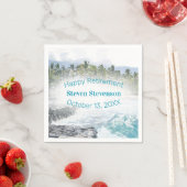 Ruhestand für tropische Paradiese Serviette (Beispiel)