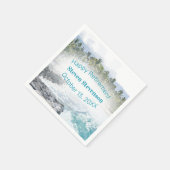 Ruhestand für tropische Paradiese Serviette (Ecke)