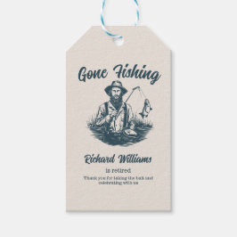 Ruhestand Gan Fishing Remüde Fisherman Vintag Geschenkanhänger