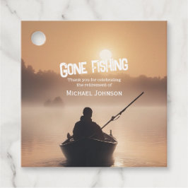 Ruhestand Gan Fishing Sunrise Remüde Fischer Geschenkanhänger