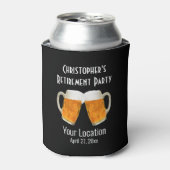 Ruhestand Gastgeschenk Beer Cheer Dosenkühler (Kanne Vorderseite)