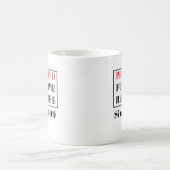 Ruhestand gefördert Vollzeit Retiree Funny Kaffeetasse (Mittel)