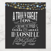 Ruhestand Geschenkgutschein Weinetikett (Einzelnes Label)