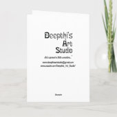 Ruhestand Glückwunsch-Segel weg Karte (Rückseite)