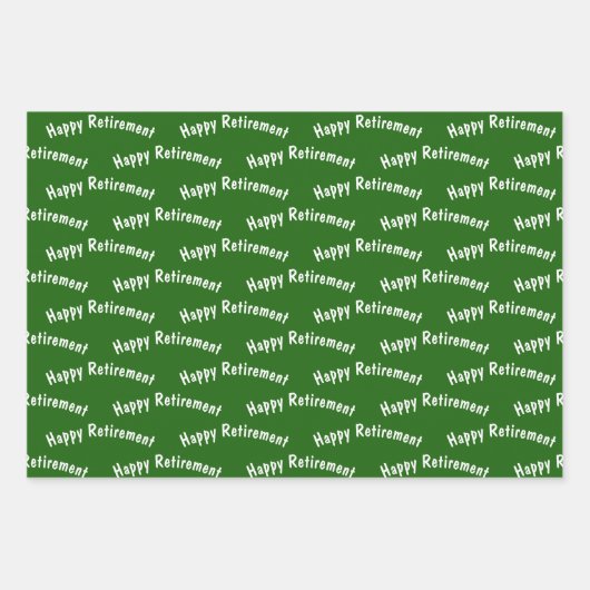 Ruhestand Golf Balls auf Gras Geschenkpapier Set (Vorderseite 2)