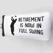 Ruhestand Golfer Birthday Ruhestand glücklich Rent Golf Headcover (Vorderseite)